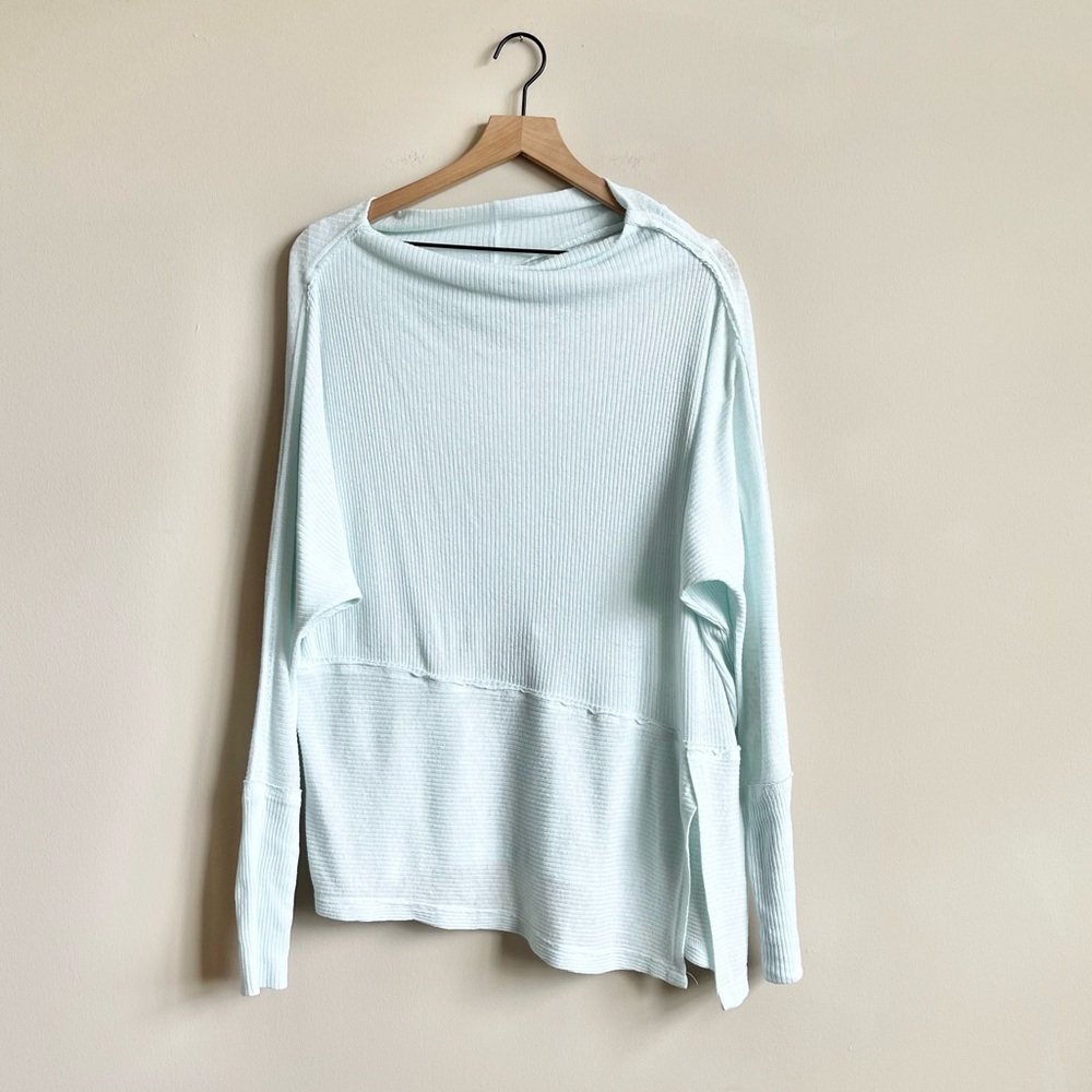 Ocean Foam Free People Tunica Sweater